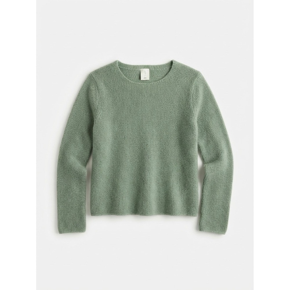 joie top Cashmere Sweater L Green Luxury Warm Winter Designer Long Sleeve